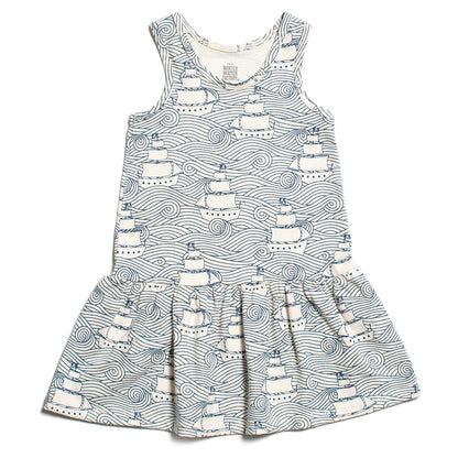 Valencia Dress - High Seas Navy